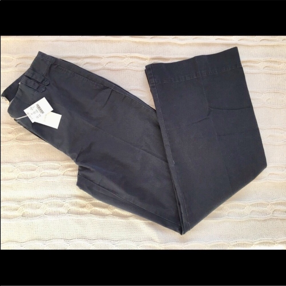 J Crew long dressy chino navy blue pants
